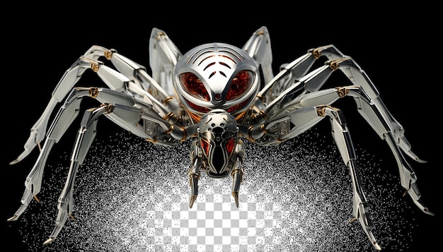 PSD 3d spider png transparent