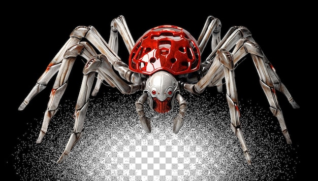 PSD 3d spider png transparent