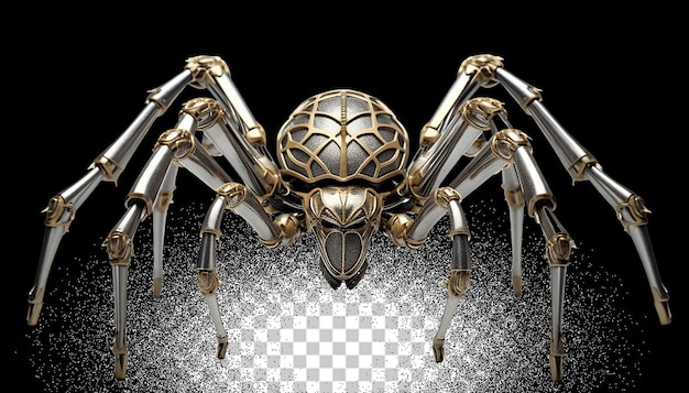 PSD 3d spider png transparent