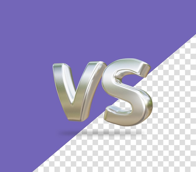 PSD 3d srebro vs ikona renderowania