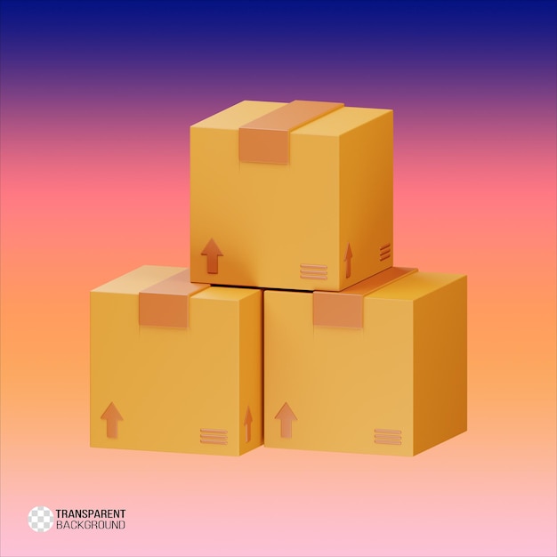 3D-stapel karton