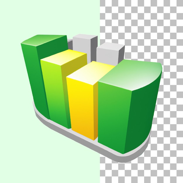 PSD 3d statistics bar