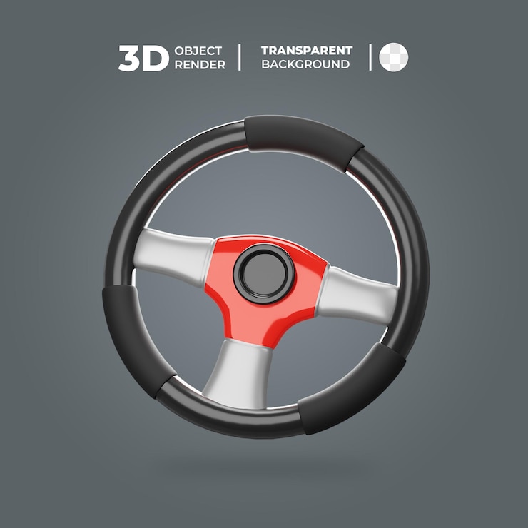 PSD 3d-иконка рулевого колеса