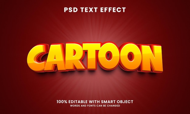 3D-stijl cartoon Teksteffect