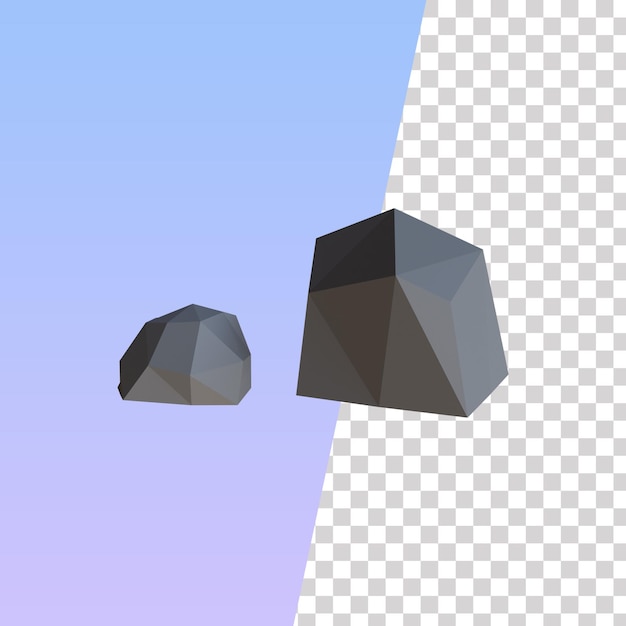 3d stone icon