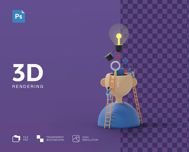 3D 學習插圖