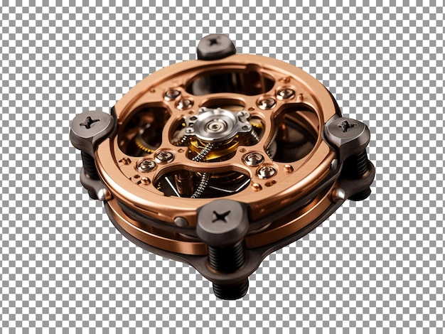 PSD 3d style mechanical item isolated on transparent background