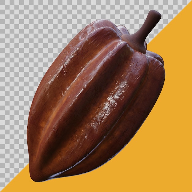 PSD cacao stilizzato 3d