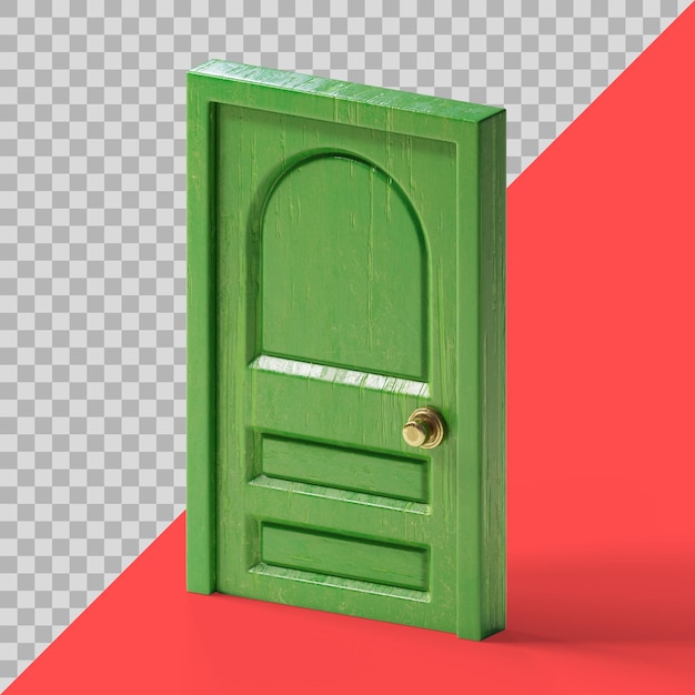 PSD porta stilizzata 3d