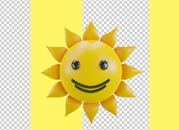 PSD 3d sun png