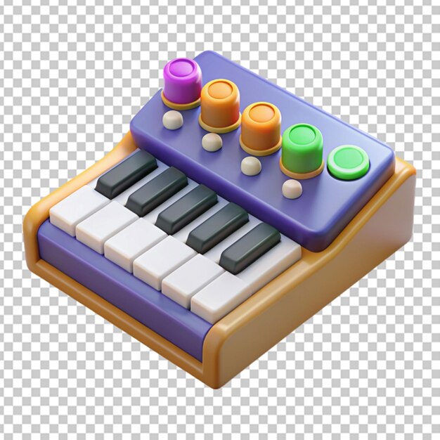 PSD 3d synthesizer with buttons