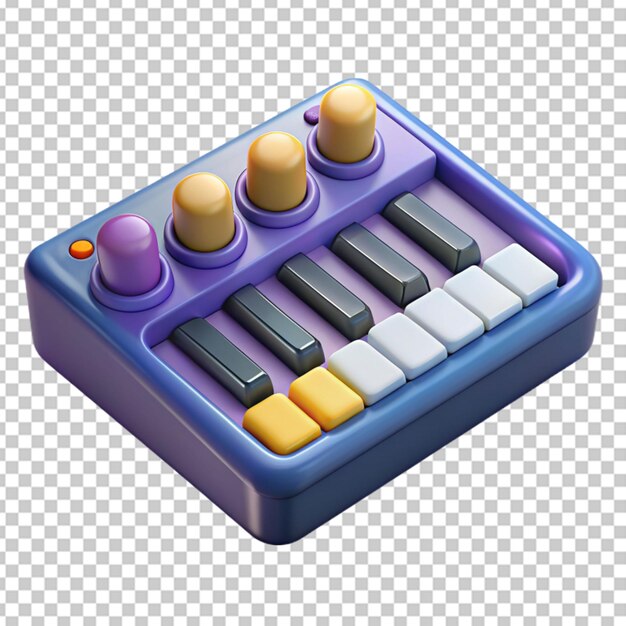 PSD 3d synthesizer with buttons