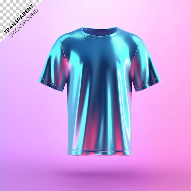 PSD 3d t shirt holographic render