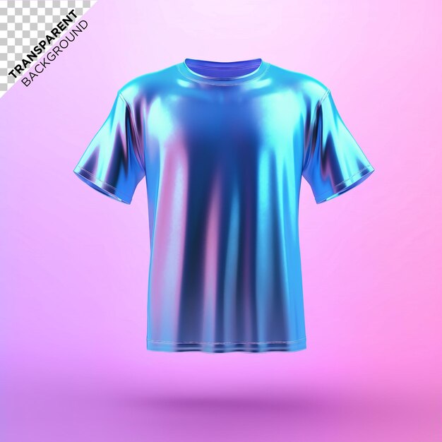 PSD 3d t shirt holographic render