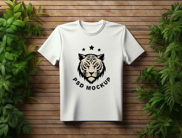 3d t shirt mockup design psd template