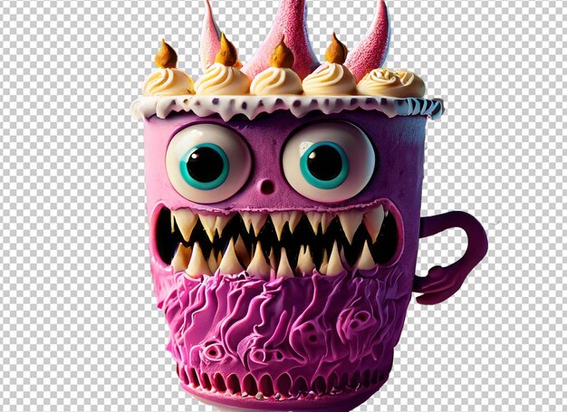 PSD 3d taartmonster