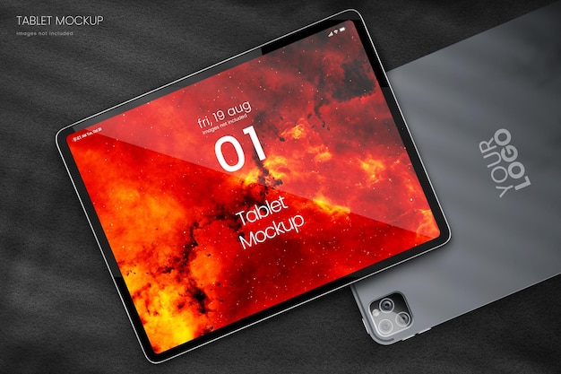 3d tablet mockup to showcase website designs