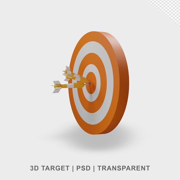 3d target dart transparent no background