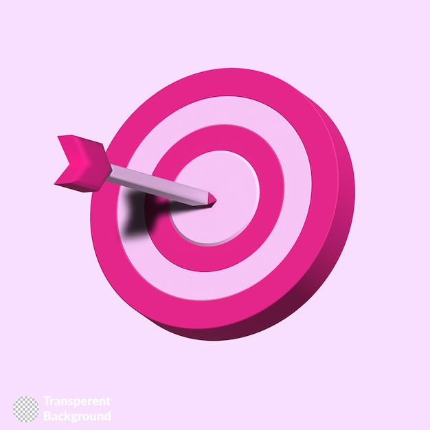 PSD 3d target dartboard fuchsia rosa