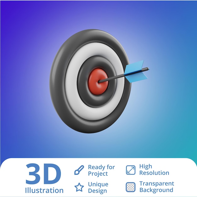 3d target