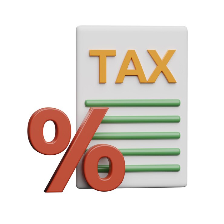 PSD 3d tax payment icon design