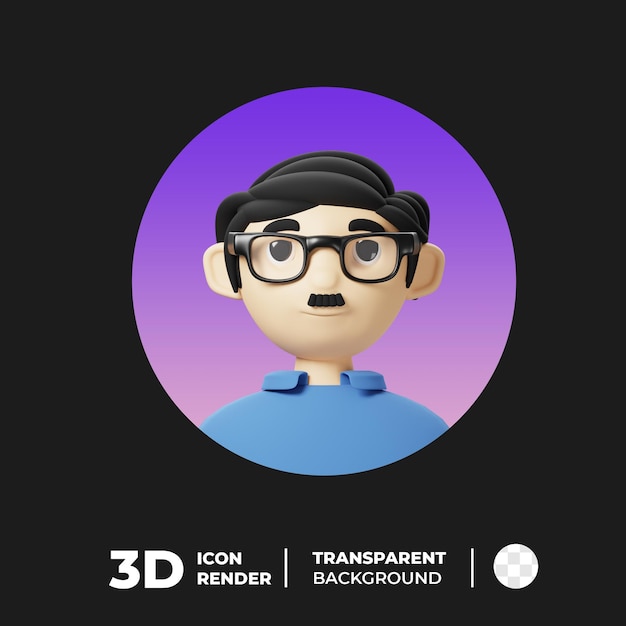 PSD avatar dell'insegnante 3d