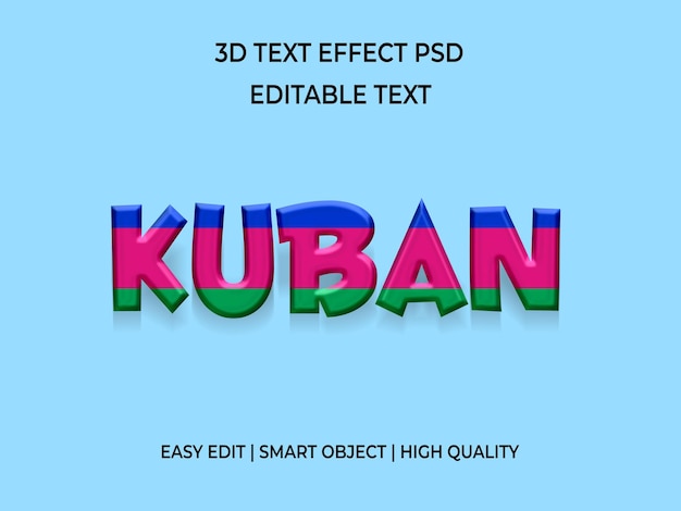 3D-tekst Effect