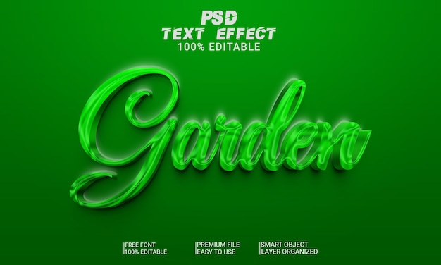 PSD 3d-teksteffect psd-bestand