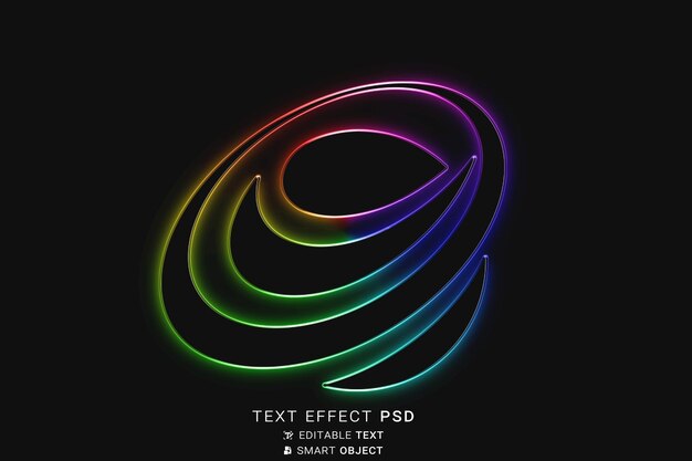 3d-teksteffect psd