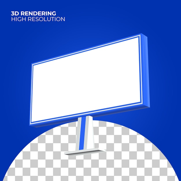 Icona televisione 3d psd premium