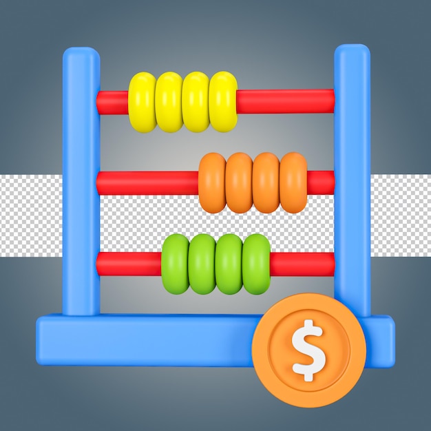 3d telraam en muntpictogram