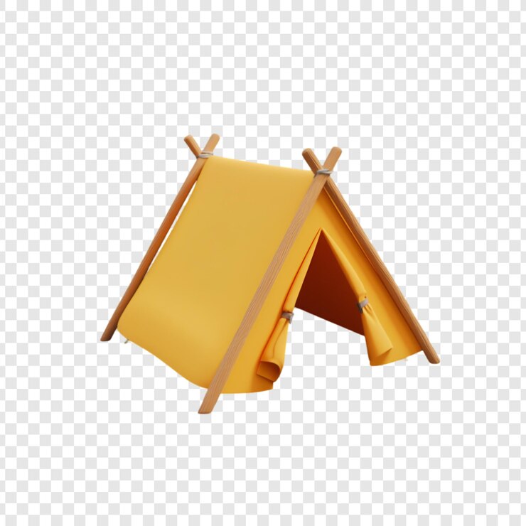 PSD территория палаткового лагеря 3d