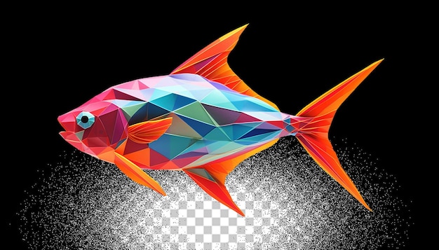 PSD 3d tetra png transparent