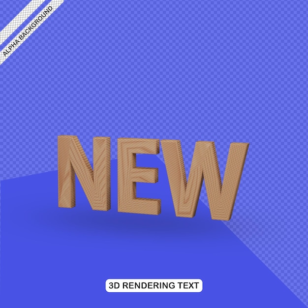 PSD 3d text effect new render