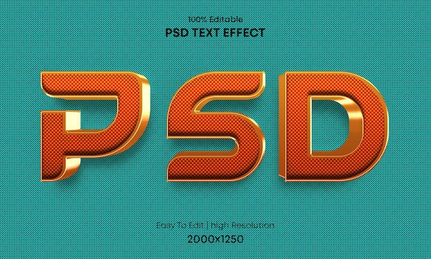 PSD 3d 텍스트 효과 psd