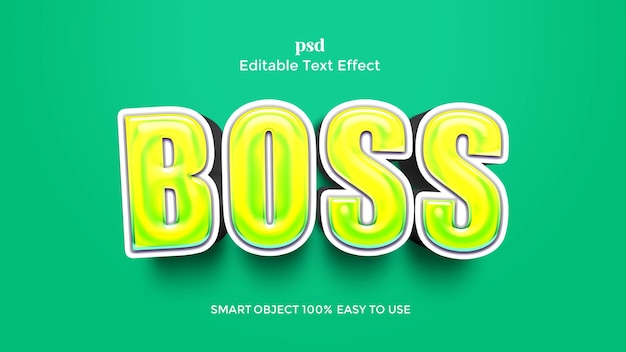 3d text effect style