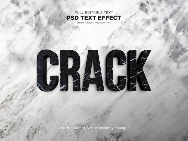 3d text effect template