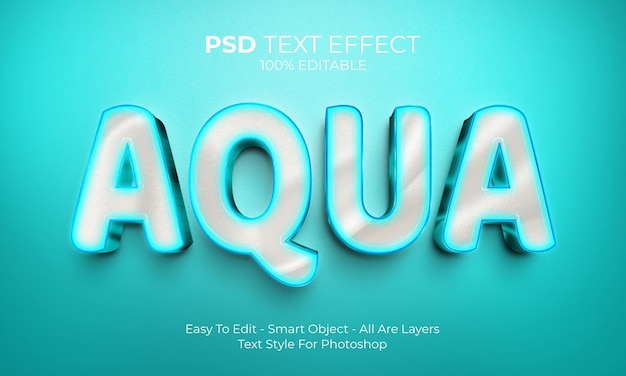 PSD 3d text effect