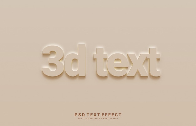 PSD 3dテキストエフェクト