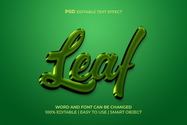 PSD 3d text effect