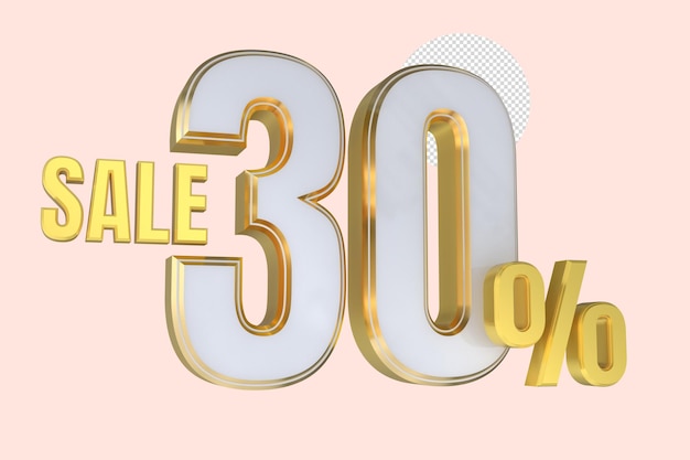 PSD 3d text sale