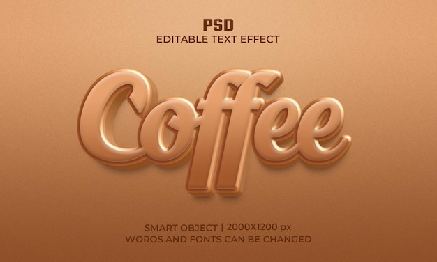 3d text style mockup with psd background