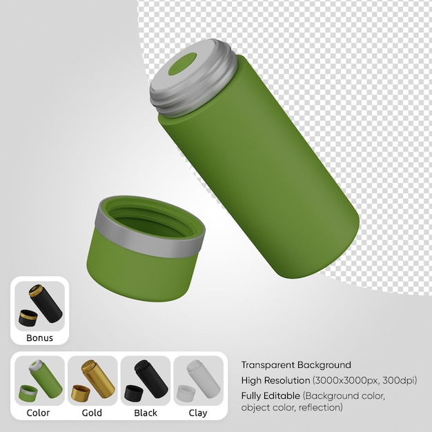 3d thermos