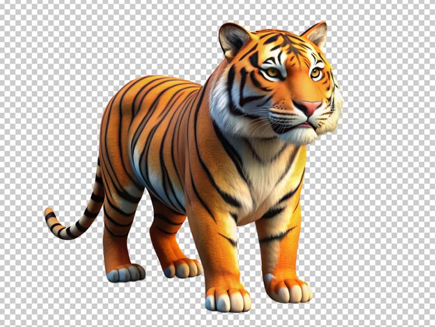 PSD 3d tiger