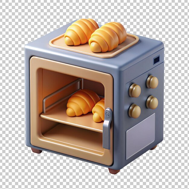 PSD forno per tostapane 3d png