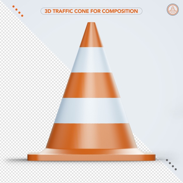 3d traffic cone