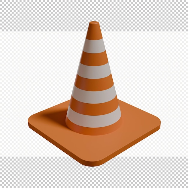 PSD cone di traffico 3d