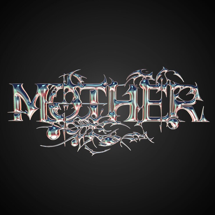 PSD 3d tribal with chrome and silver