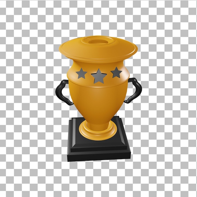 PSD 3d trophy cup