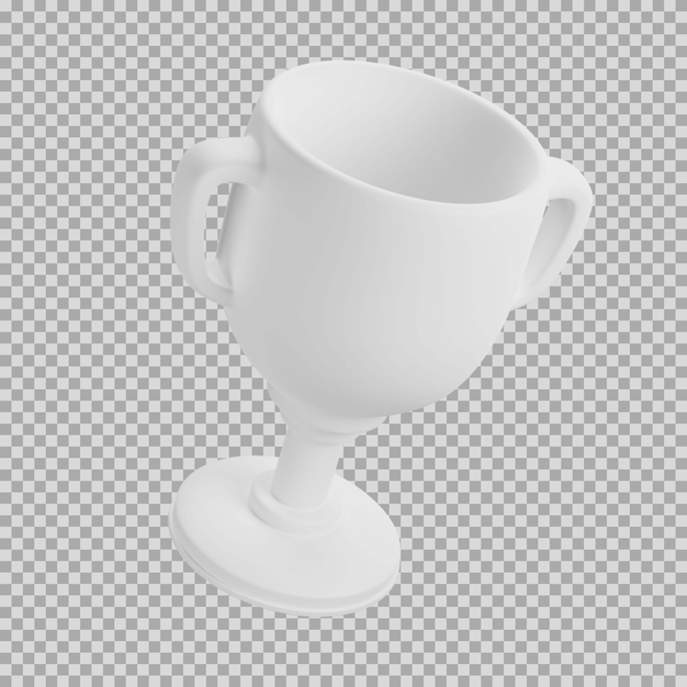 3d trophy dynamic clay icon